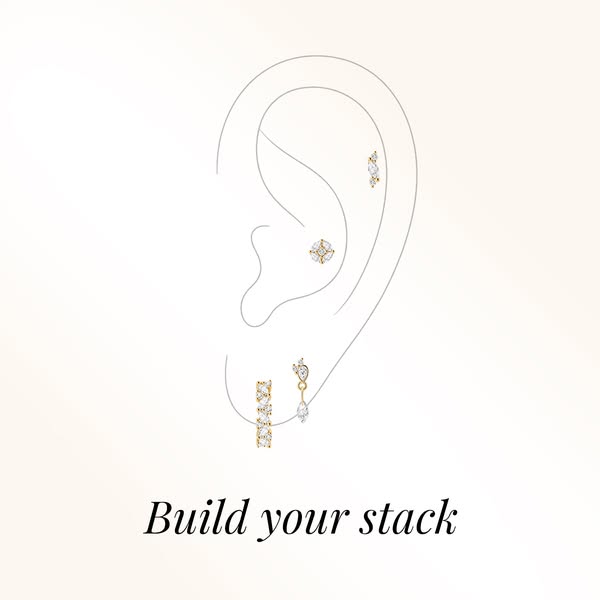 14K Gold Piercing Jewelry