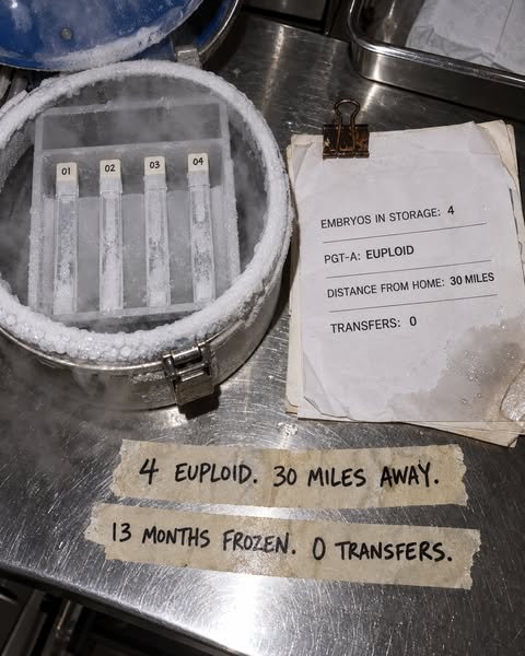 4 Euploid Embryos. Zero Transfers.