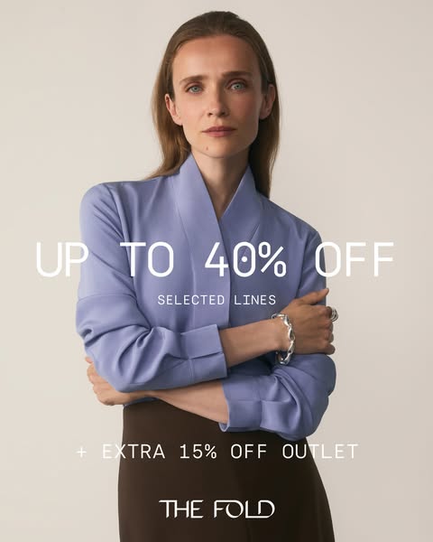 Up To 40% Off Selected Styles