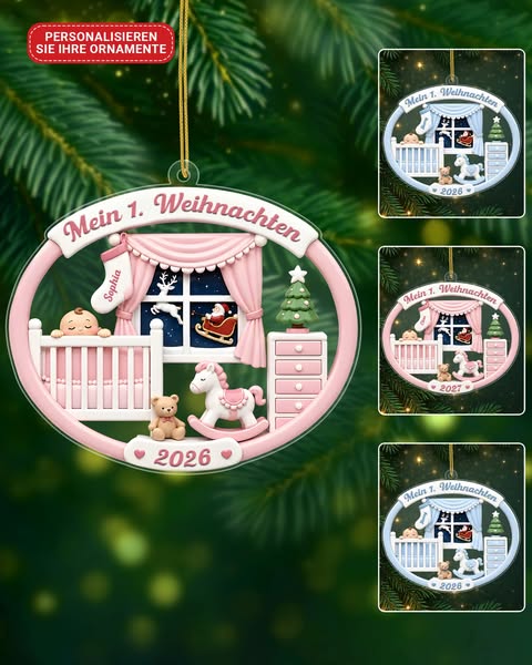 Das Geschenk, das bleibt Personalisieren Sie Ihr Ornament