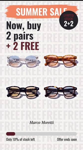 BUY 1 PAIR, GET 1 PAIR FREE