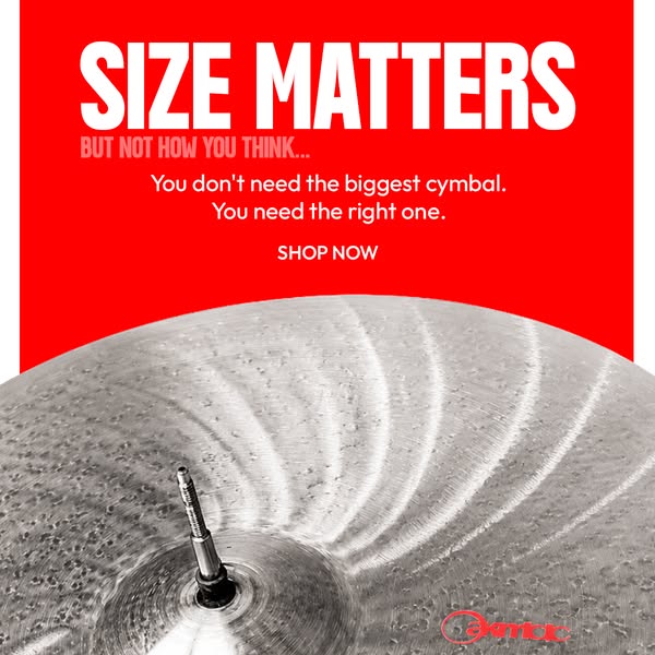 We double your order. Get up to 3 free cymbals.