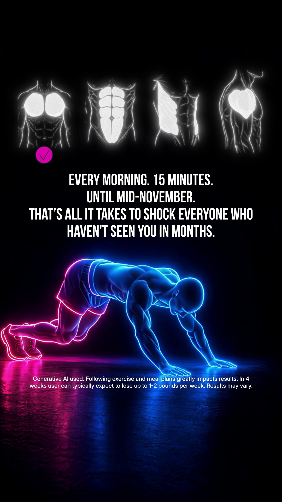 For Big Guys: Start Fifteen Today. Build Steady Strength.