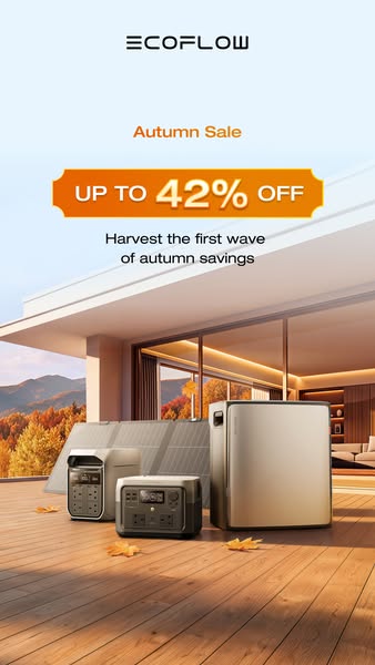 Don’t Miss 42% OFF EcoFlow Power