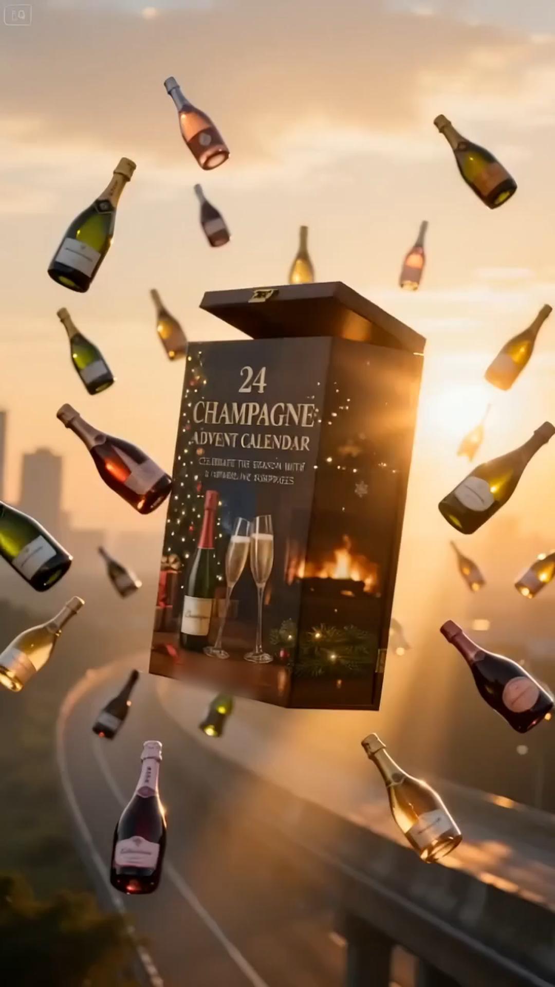 24 Tage voller festlicher Momente – der luxuriöse Champagner-Adventskalender