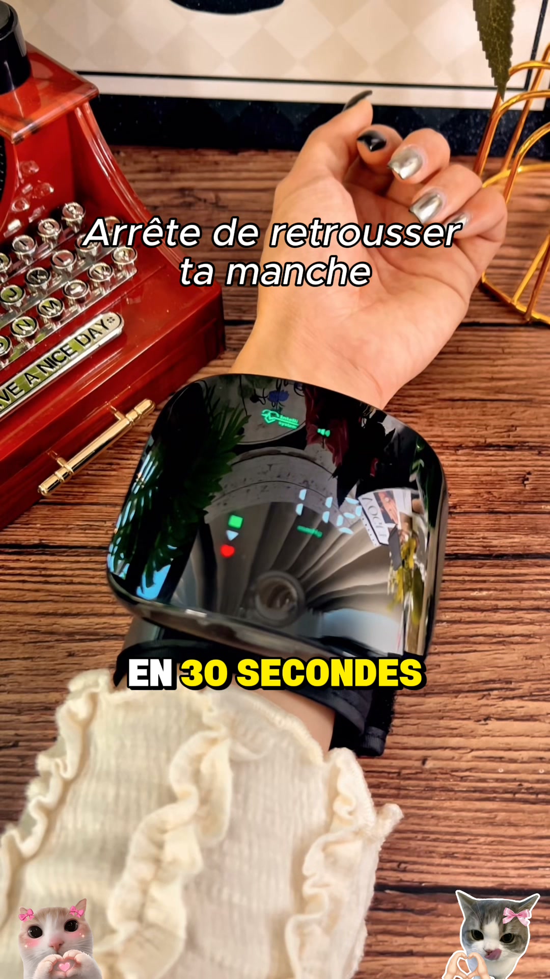 Fini le brassard au bras