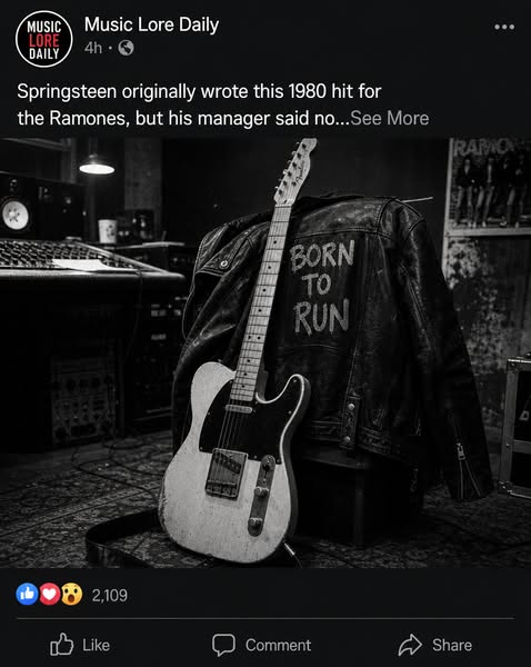 Springsteen Wrote This 1980 Hit For The Ramones