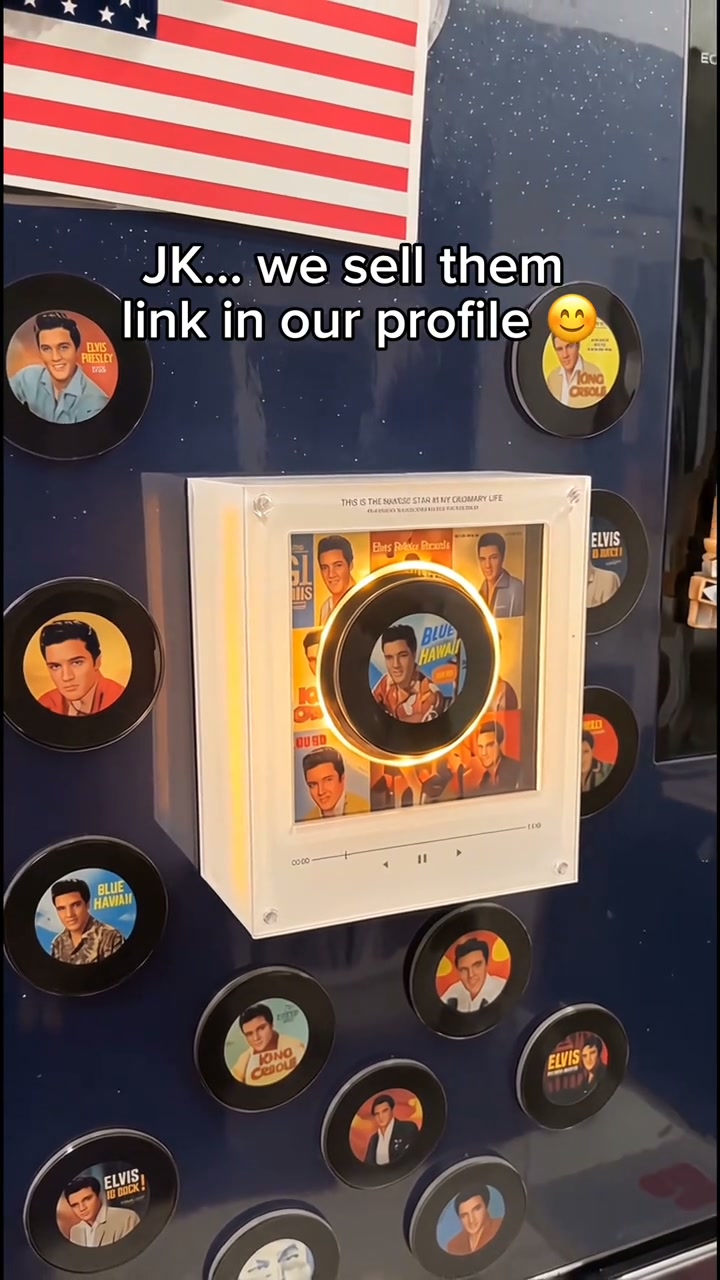 Elvis Vintage Vinyl Player – Custom Music Display