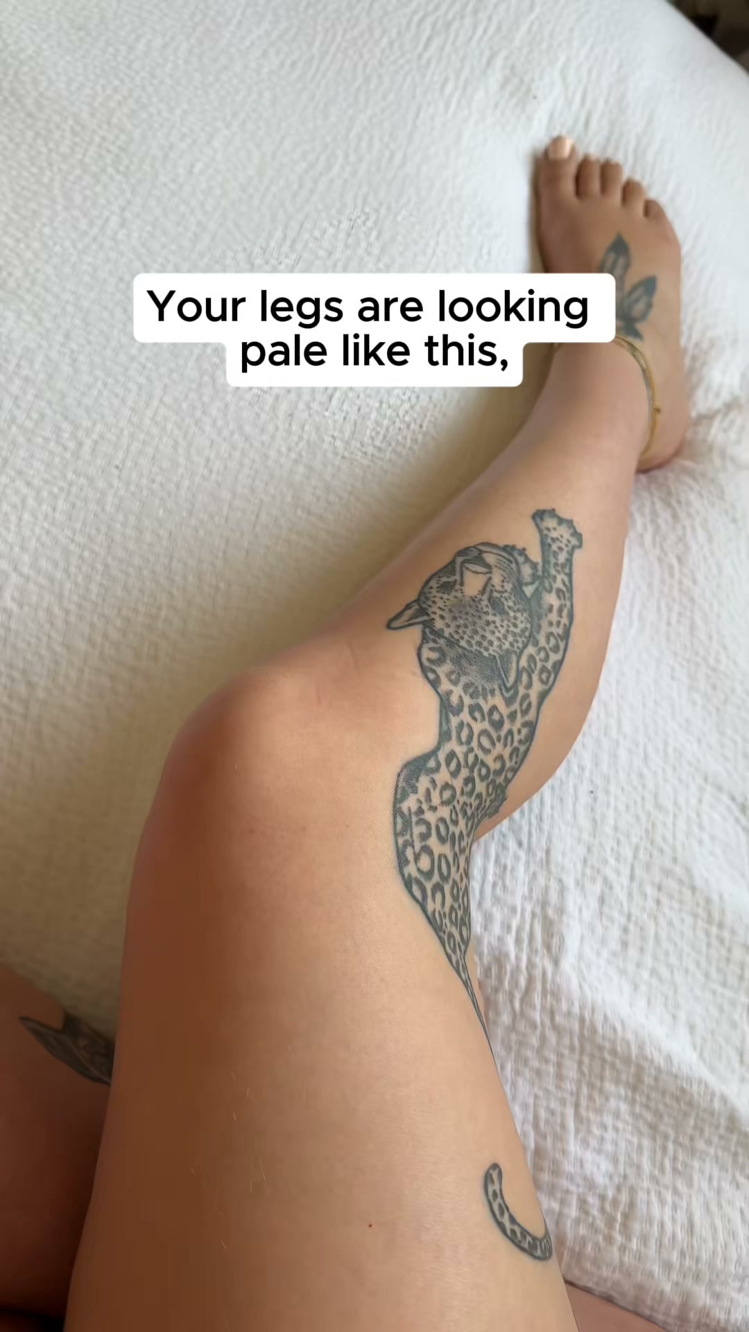 Not fake tan. The real thing, from the inside