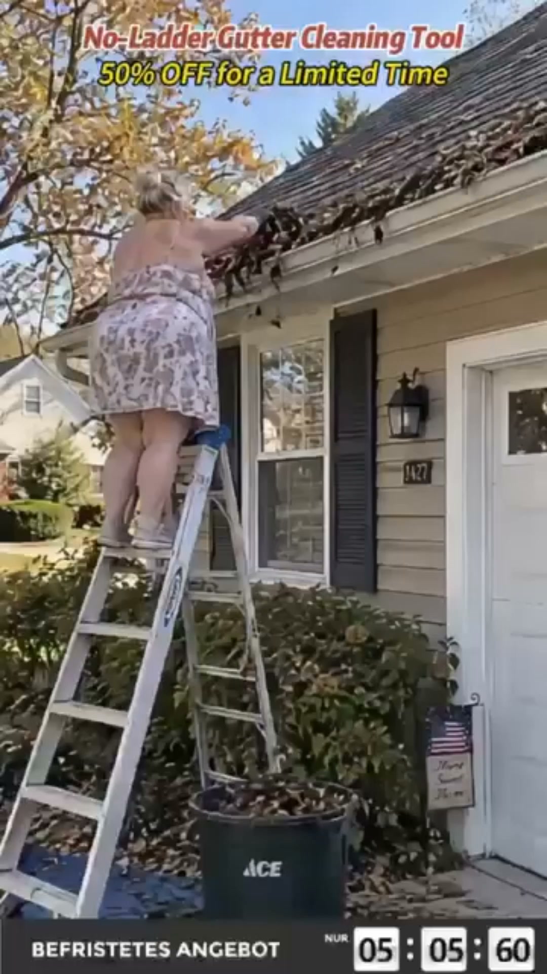 LIMITED‑TIME 50% OFF! No-Climb Gutter Cleaning Tool