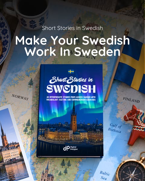 20% OFF · Short Stories in Swedish