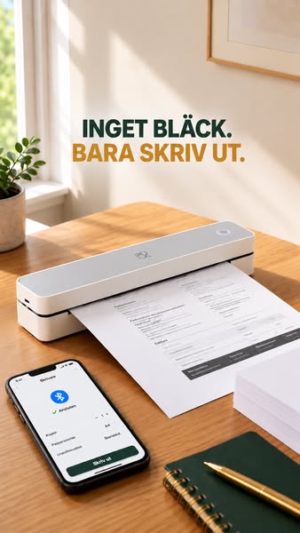 Skriv ut utan bläck + 40% rabatt idag!