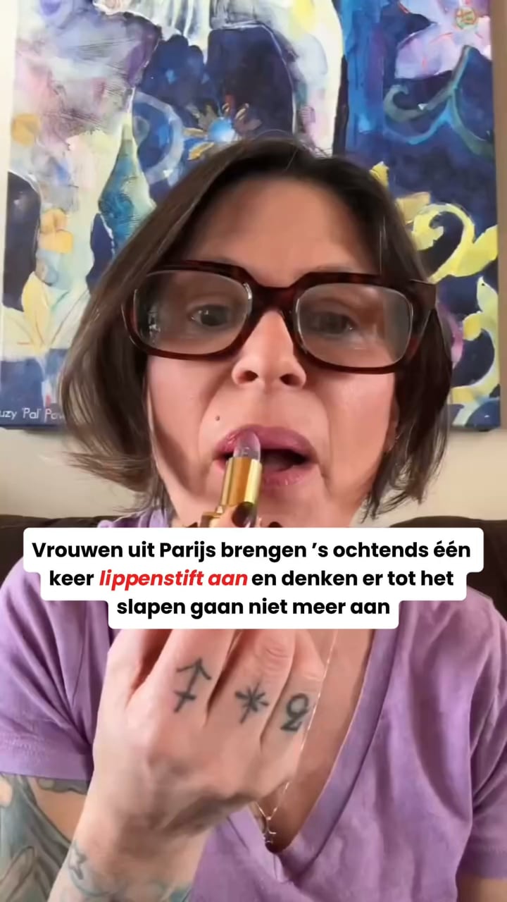 Geen uitgelopen lippenstift meer