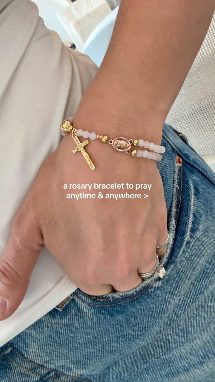 Handcrafted rosary bracelets