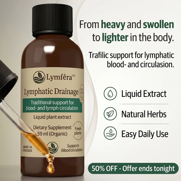 Reduce pain and swelling in your legs with Lymfera. A natural solution for the lymphatic system.