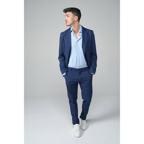 ABITO MONOPETTO BLU ROYAL