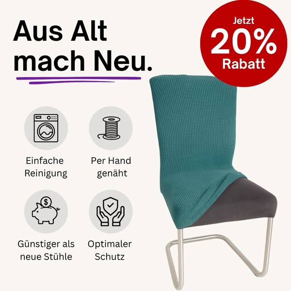 Nie wieder dreckige Stühle