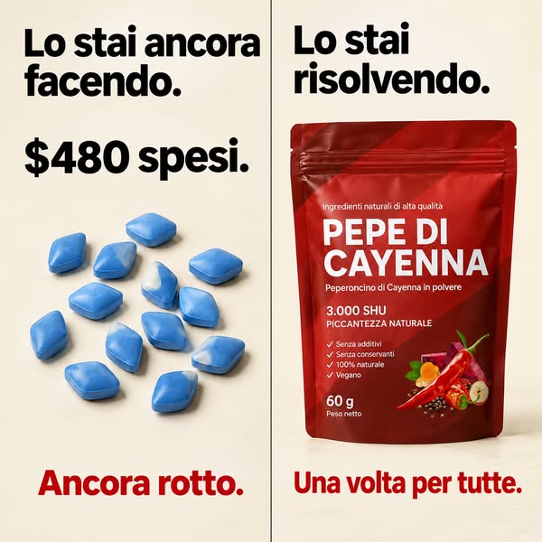 Ho dato del bugiardo a queste capsule di peperoncino di Cayenna per 6 mesi.
