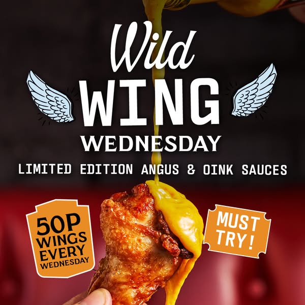 50p Wings!