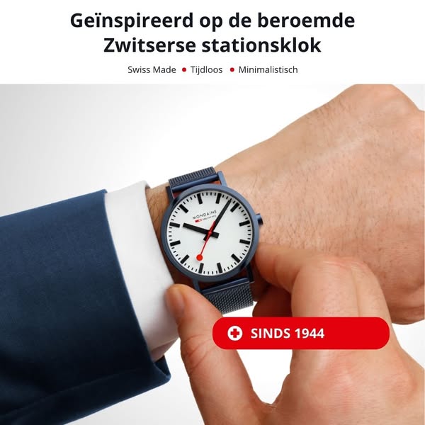 Tijdloze Swiss Made horloges | Gratis verzending | Mondaine