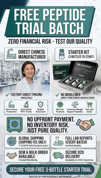 Factory-direct peptides.