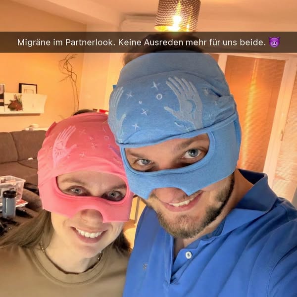 Migräne im Partnerlook. Keine Ausreden mehr.