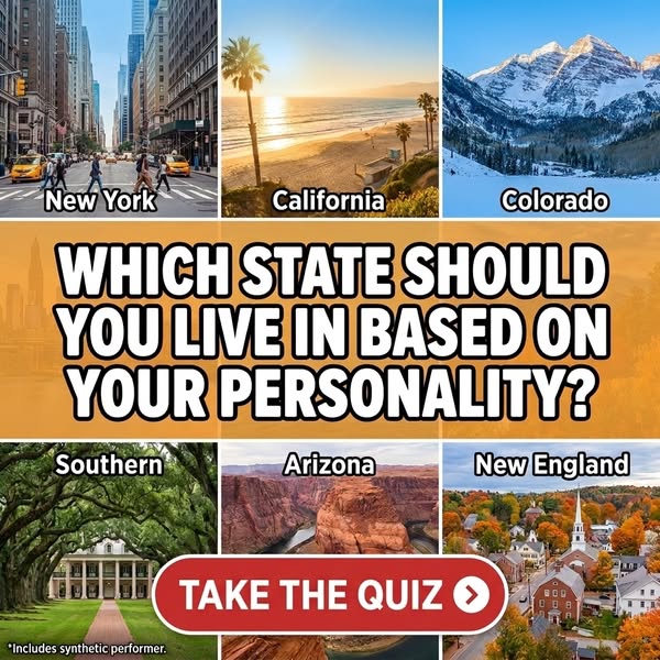 Which State Should You Live In Personality