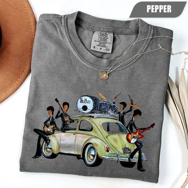 Vintage The Beatles Shirt, Beatles Music Band Tee, Rock and Roll Music Gift, 90s Retro Beatles Shirt, The Beatles Fan T-Shirt, Beatles Gifts