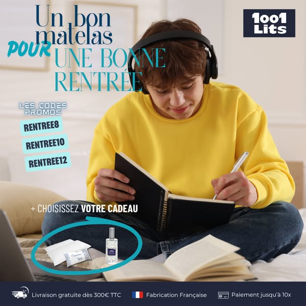 Un bon matelas pour la rentrée