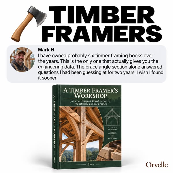 Timber framers. One builder owned six books. Only one had the real data.