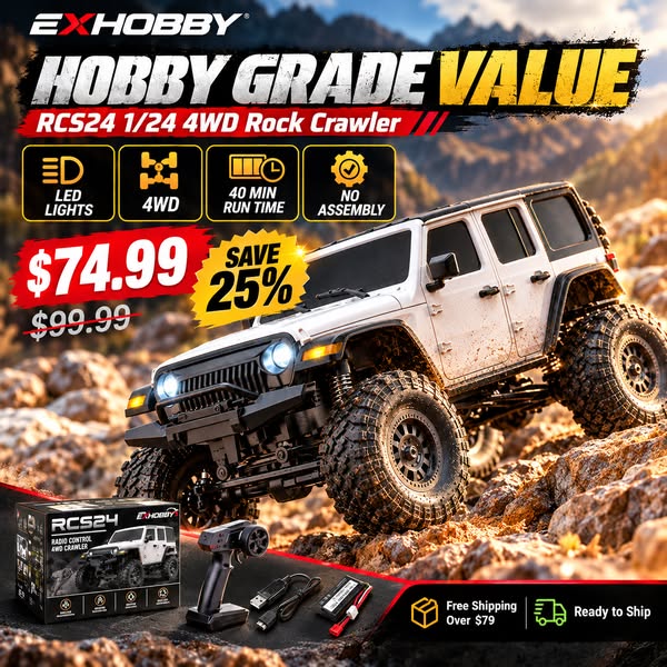 Pure rock crawling torque. Pocket size.