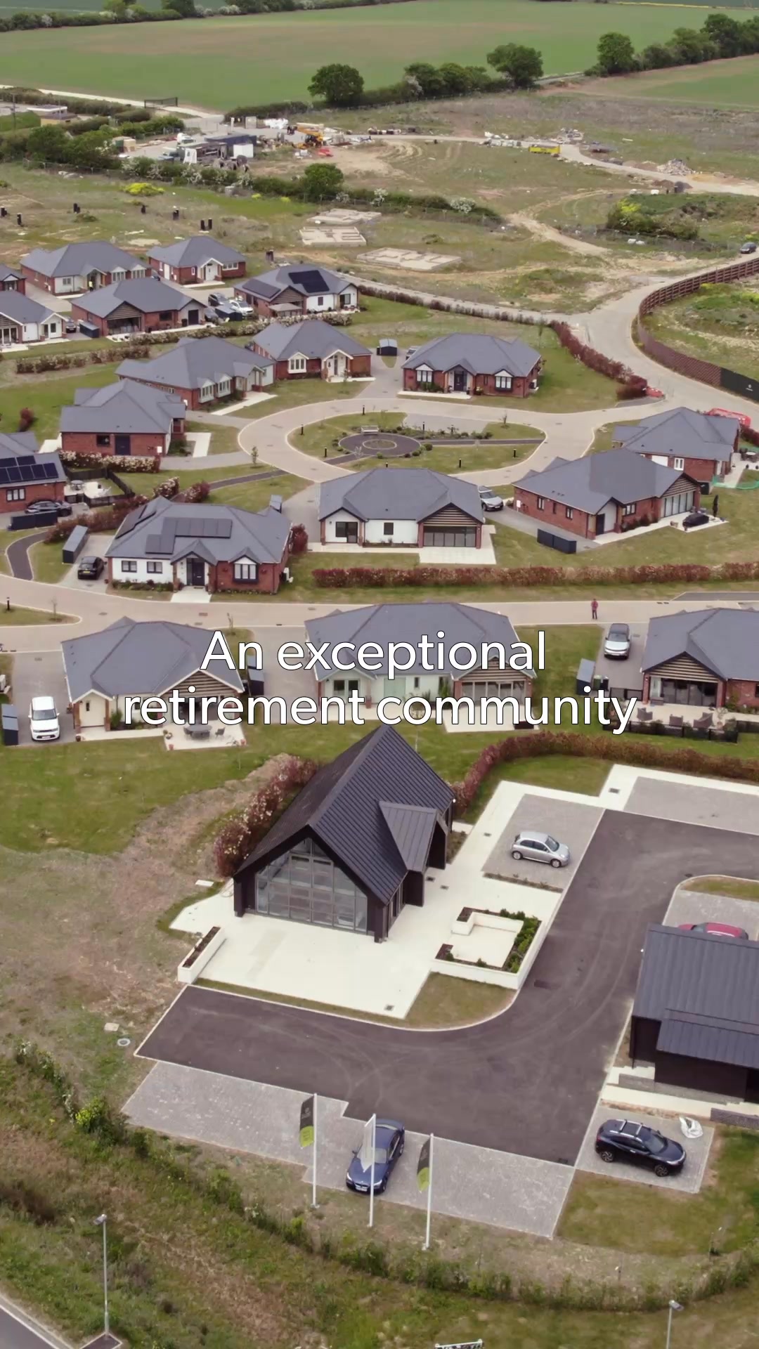 An exceptional retirement community exclusively for the over–55s.