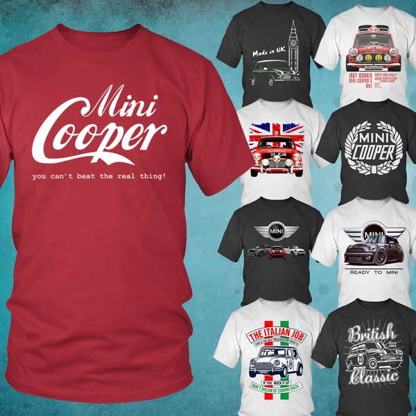 MINI Cooper | Custom prints store | T-shirts, mugs, face masks, posters