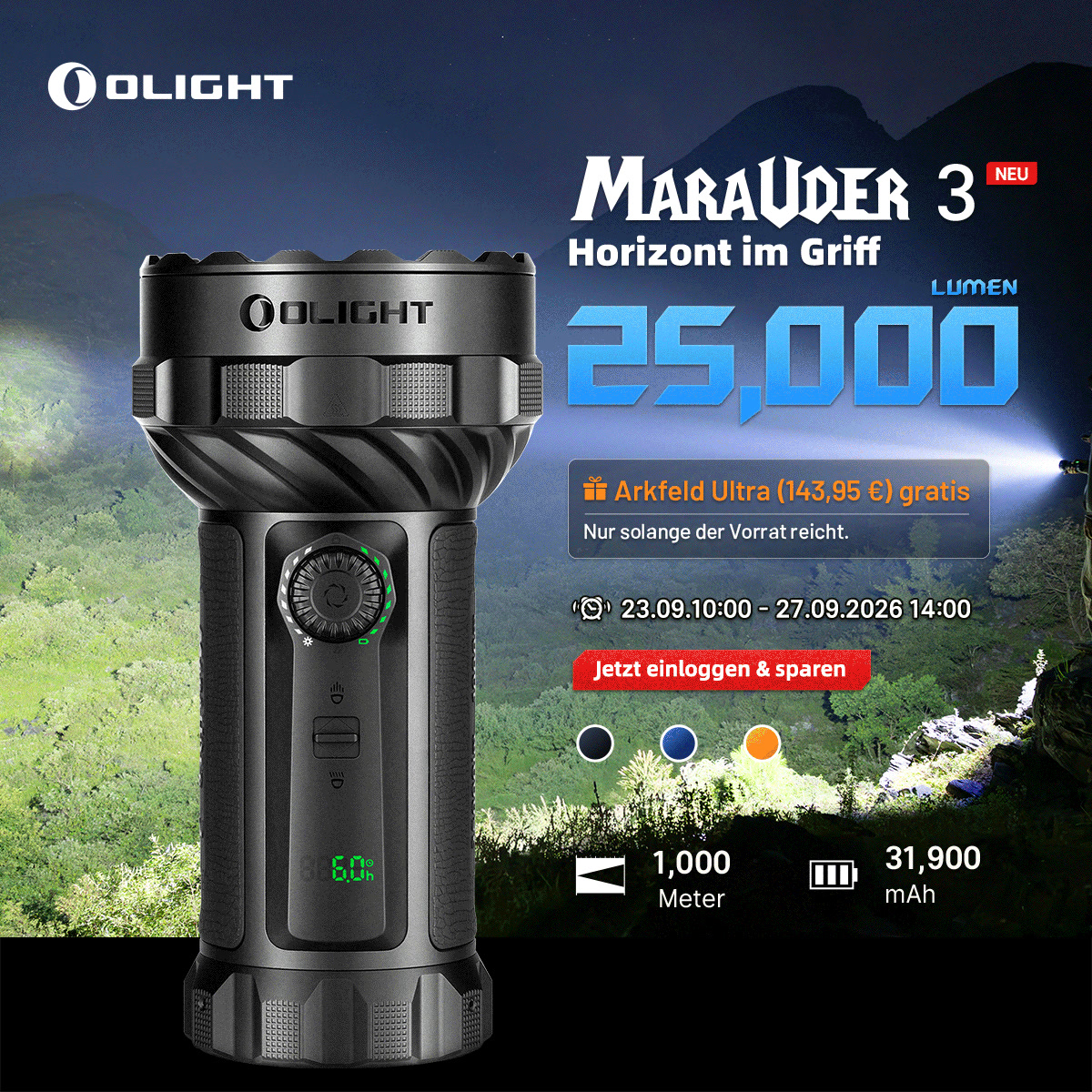 Neu: Marauder 3 | Bis zu 20% Rabatt + Arkfeld Ultra GRATIS