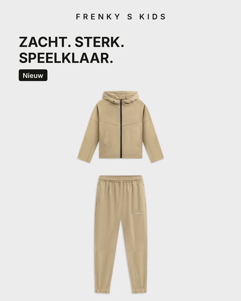 Zo vader, zo zoon. Nu als trainingspak.