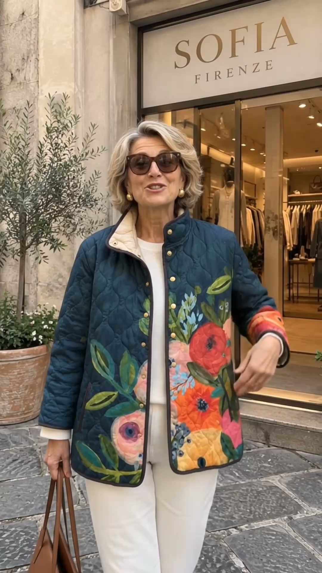 Il cardigan che illumina l’autunno