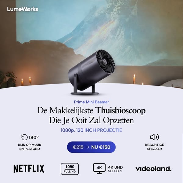 De beste budgetbeamer | NU 30% launch korting!