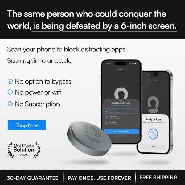Tap to Block Distractions