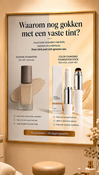 Color Changing Foundation Stick