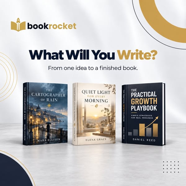 Anúncio de BookRocket
