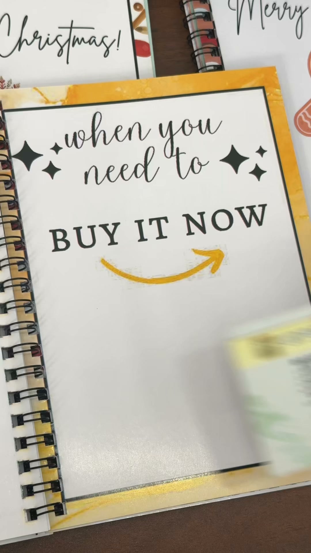 Christmas Gift Card Book – DIY Spiral-Bound Christmas Gift Card Holder Book