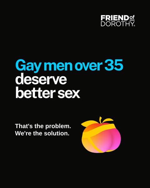 Better s*x for gay men over 35