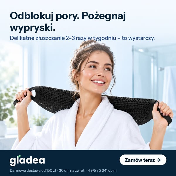 Gładka skóra po 1. prysznicu