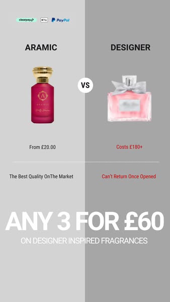ANY 3 FRAGRANCES FOR £60