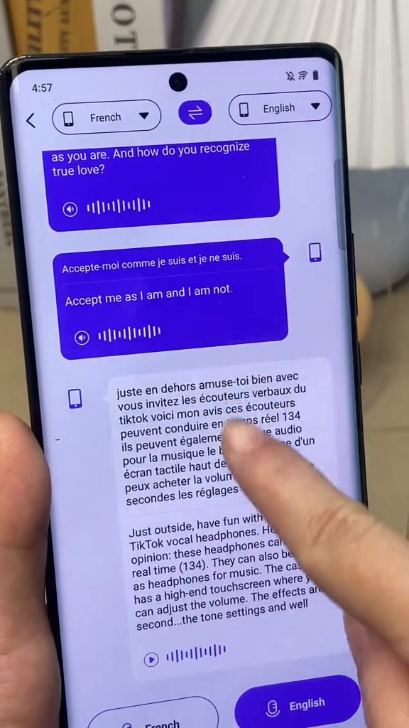 Ecouteurs IA Traducteurs Instantanés