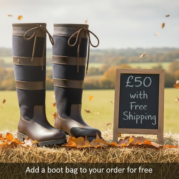 Gatcombe 2 Oak/Navy Slim Fit Country Boot | Waterproof Leather | Cabotswood