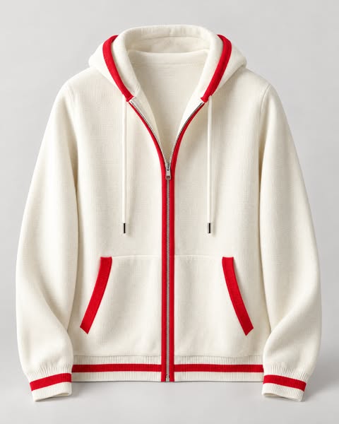 Varese Cashmere Zip Hoodie