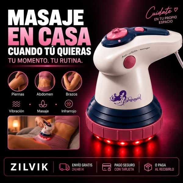 Masajeador anticelulítico con luz infrarroja 5 en 1