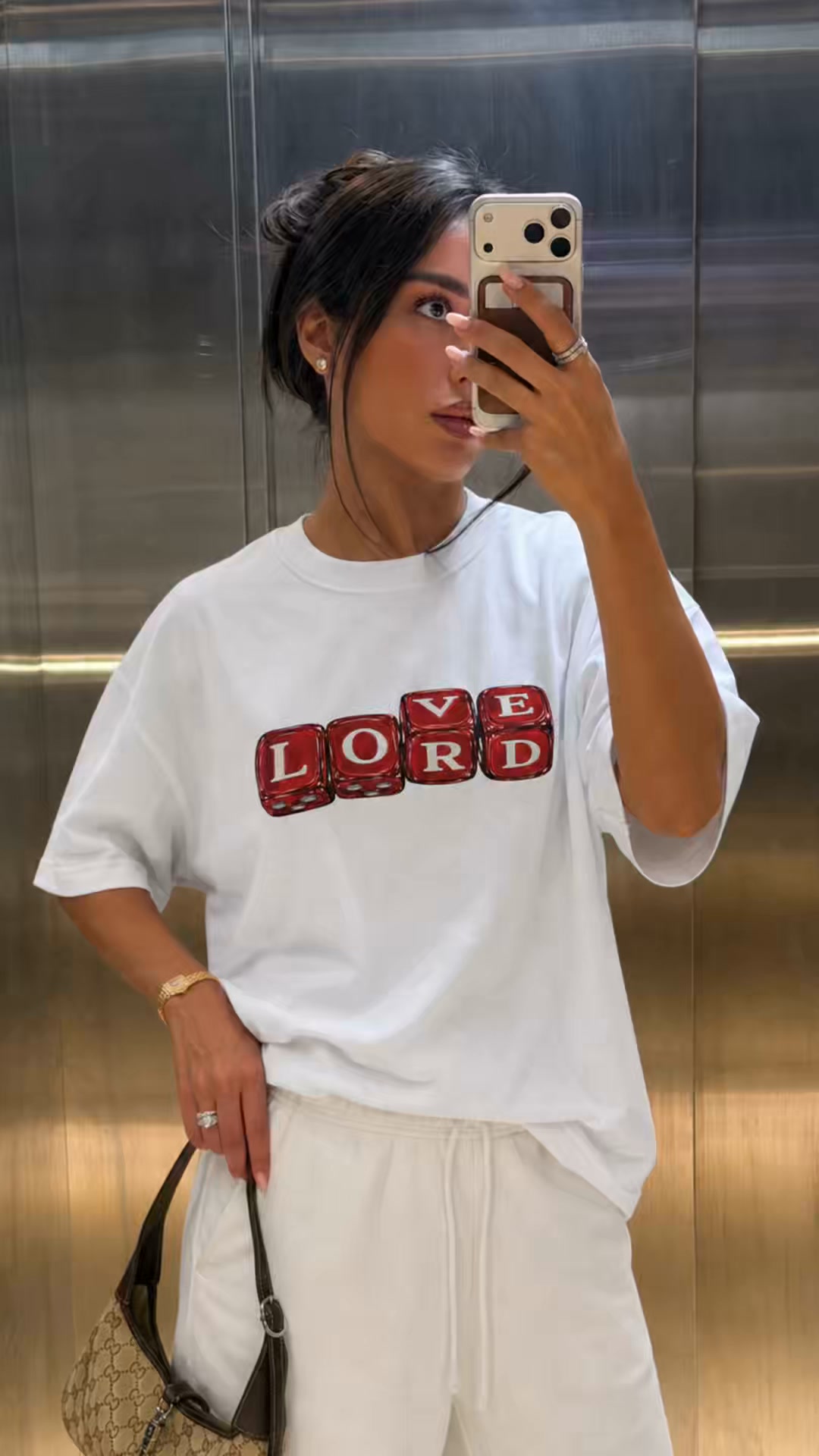 "LOVE LORD" OVERSIZED TEE