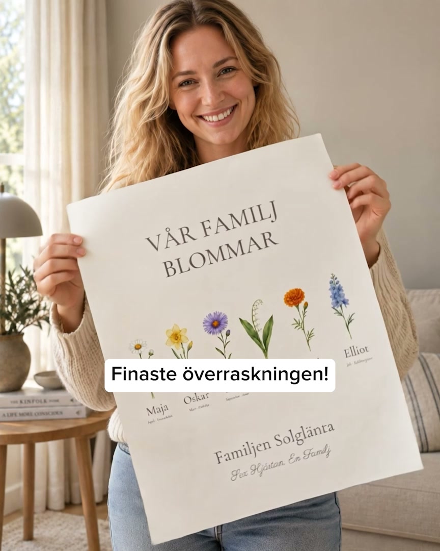 En blomma för varje i familjen